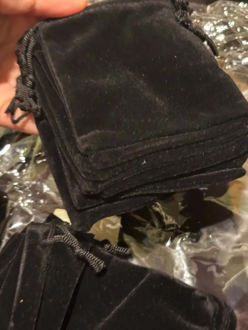 50 Pcs Velvet Drawstring Bags 3